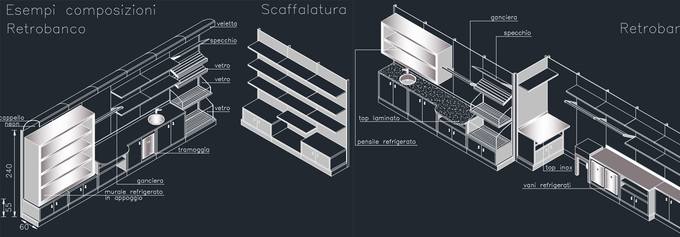 Produzione scaffali e scaffalature bio