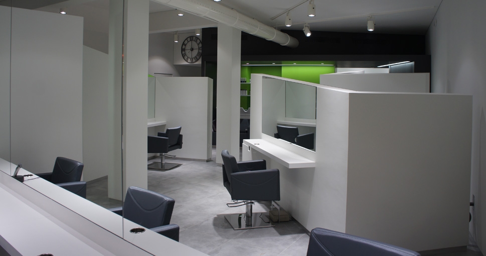 Allestimento salone parrucchiere