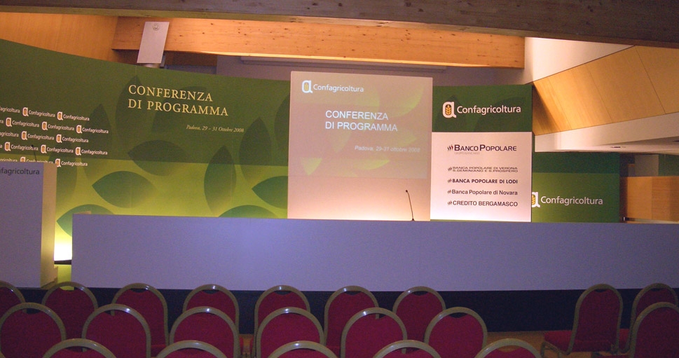 Realizzazione palco per Evento Confagricoltura