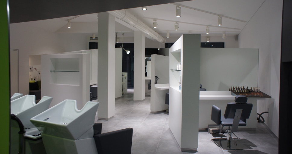 Allestimento salone parrucchiere